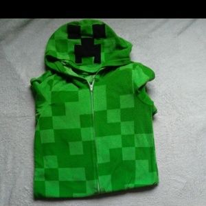 . Boys Minecraft 1 piece creeper pajamas